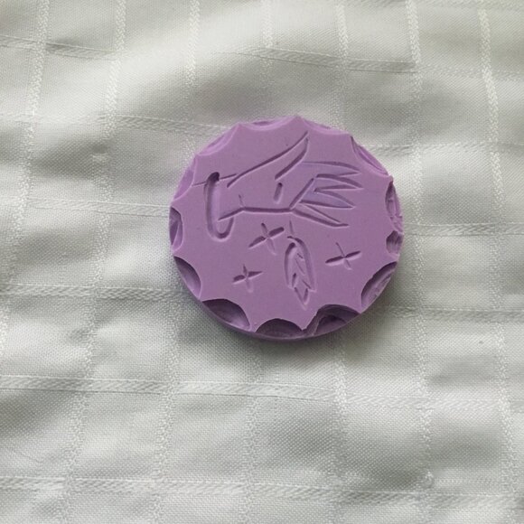 Two sides hand made rubber stamp - Picture 4 of 4